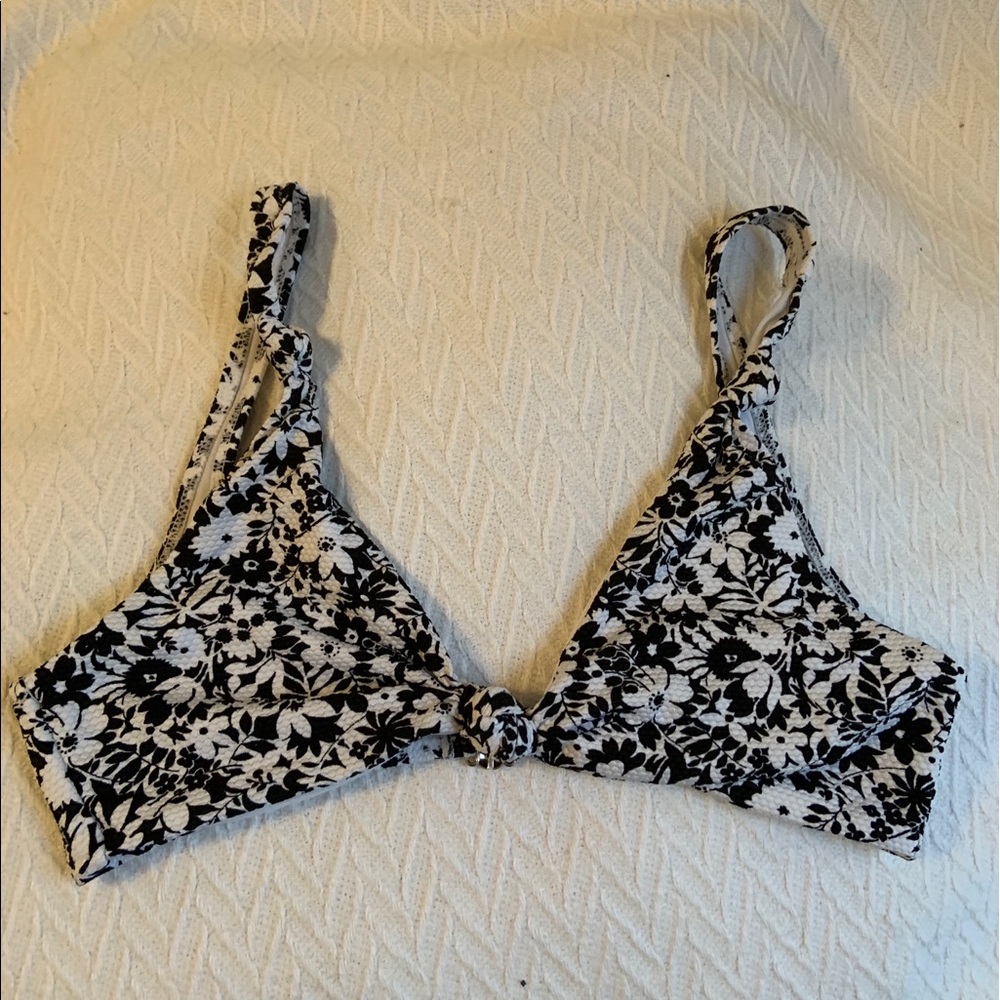 Shein floral bikini top